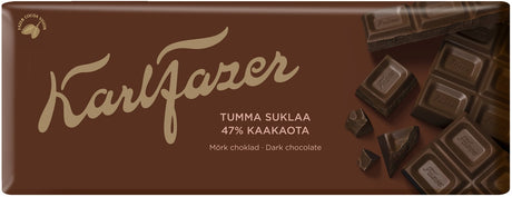 Karl Fazer Dark Chocolate Bar 180g - Scandinavian Goods