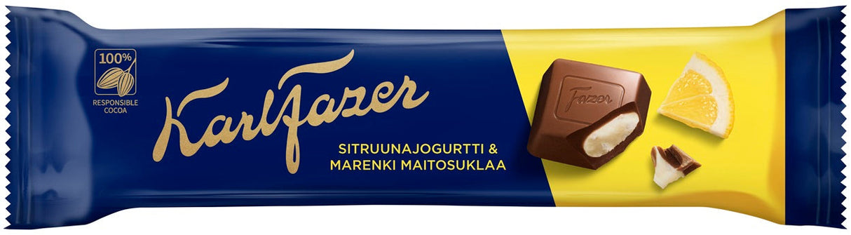 Karl Fazer Lemon Yogurt 37g, 35-Pack - Scandinavian Goods