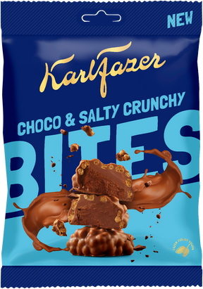 Karl Fazer Choco & Salty Crunchy Bites 94g - Scandinavian Goods