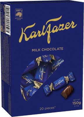 Karl Fazer Milk Chocolate Candy 150g, 12-Pack - Scandinavian Goods