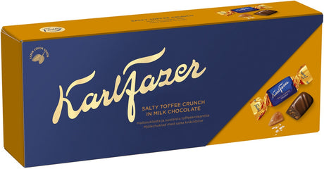 Karl Fazer Salty Toffee Crunch Chocolates 250g, 12-Pack - Scandinavian Goods
