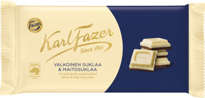 Karl Fazer White & Milk 131g, 16-Pack - Scandinavian Goods