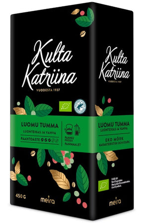 Kulta Katriina Organic Dark Coarse Ground Coffee 450g - Scandinavian Goods