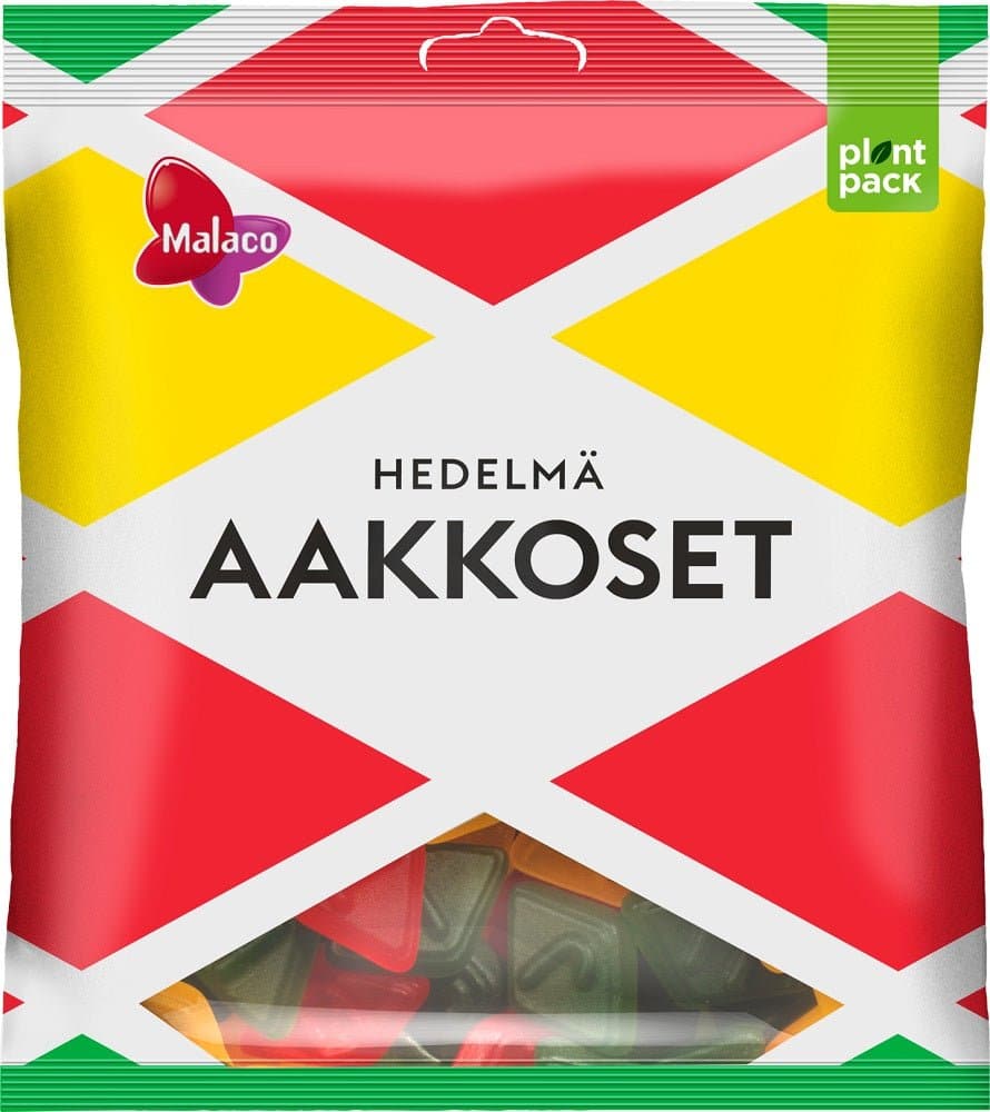 Malaco Aakkoset Hedelmä 340g, 15-Pack - Scandinavian Goods