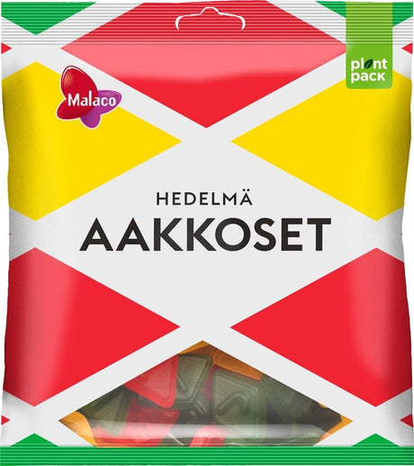 Malaco Aakkoset Hedelmä 340g, 15-Pack - Scandinavian Goods