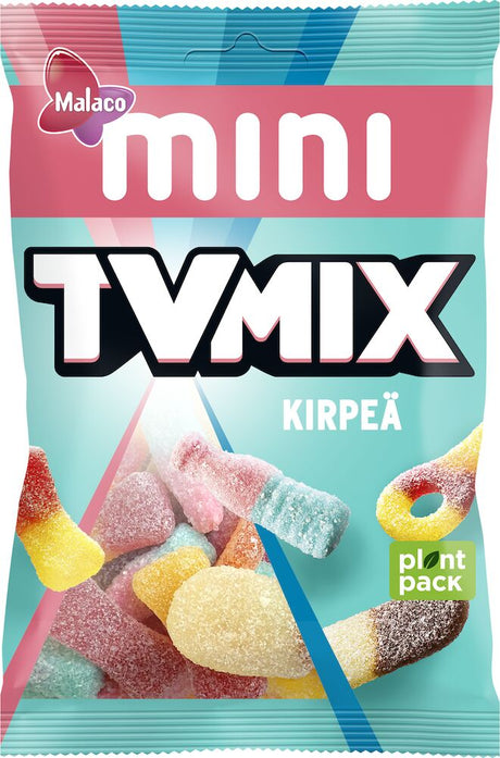 Malaco Mini TV Mix Kirpeä 110g, 18-Pack - Scandinavian Goods
