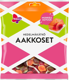Malaco Aakkoset Hedelmäkätkö 280g, 15-Pack - Scandinavian Goods