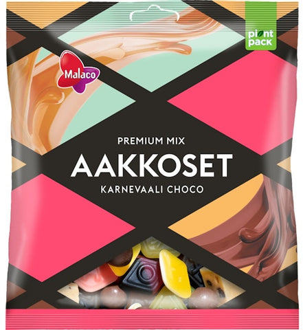 Malaco Aakkoset Karnevaali Choco 280g, 15-Pack - Scandinavian Goods