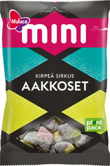 Malaco Aakkoset Mini Kirpeä Sirkus 120g, 16-Pack - Scandinavian Goods