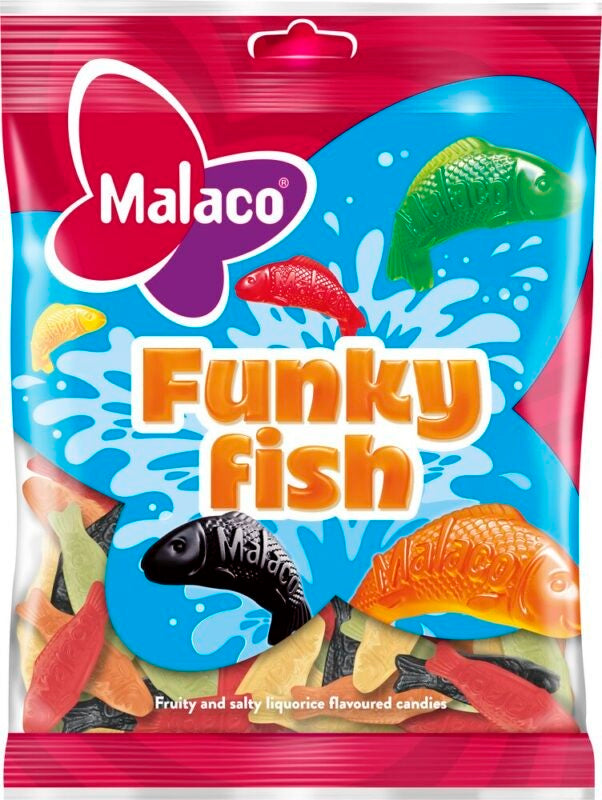 Malaco Funky Fish 180g | Swedish Assorted Sweets