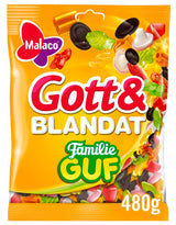 Malaco Gott & Blandat Familie Guf 480g, 6-Pack - Scandinavian Goods