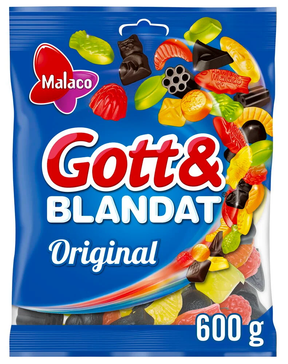 Malaco Gott & Blandat Original 600g - Scandinavian Goods