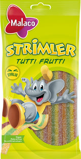 Malaco Strimler Tutti Frutti 80g, 30-Pack - Scandinavian Goods