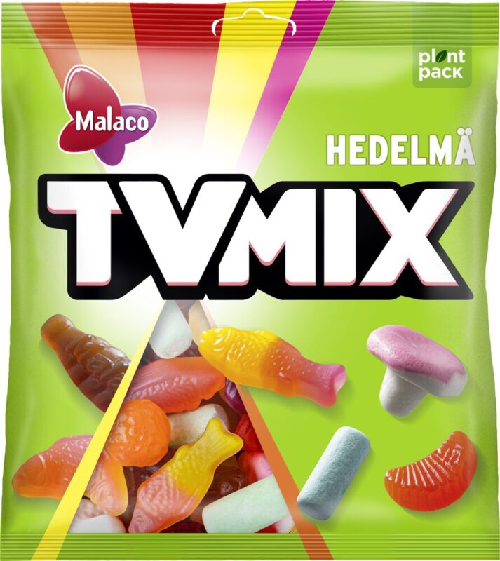 Malaco TV Mix Hedelmä 340g | Finnish Assorted Sweets