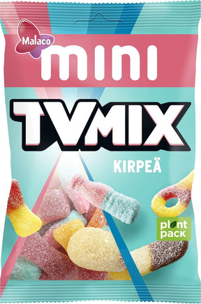 Malaco TV Mix Mini Kirpeä 110g, 18-Pack - Scandinavian Goods