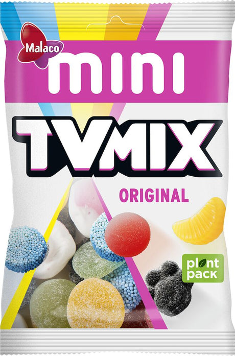 Malaco TV Mix Mini Original 110g, 16-Pack - Scandinavian Goods