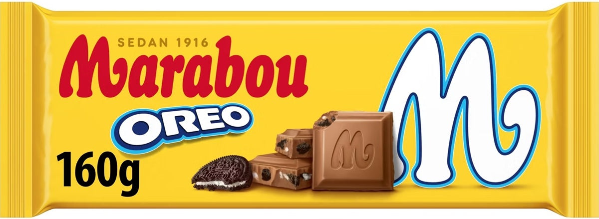 Marabou Oreo Chocolate Bar 160g - Scandinavian Goods
