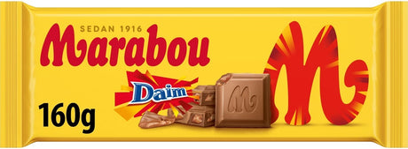 Marabou Daim Chocolate Bar 160g, 15-Pack - Scandinavian Goods