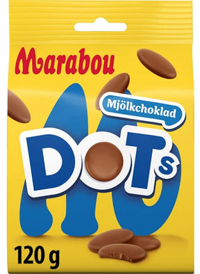Marabou Dots Mjölkchoklad 120g, 20-Pack - Scandinavian Goods