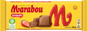 Marabou Jordgubb Chocolate Bar 160g, 15-Pack - Scandinavian Goods