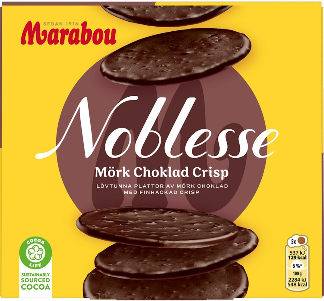 Marabou Noblesse Mörk Choklad 150g, 12-Pack - Scandinavian Goods