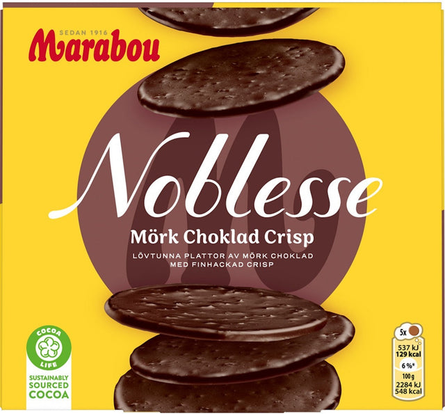 Marabou Noblesse Mörk Choklad 150g, 12-Pack - Scandinavian Goods