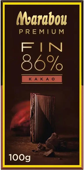 Marabou Premium 86% Cocoa Chocolate Bar 100g - Scandinavian Goods