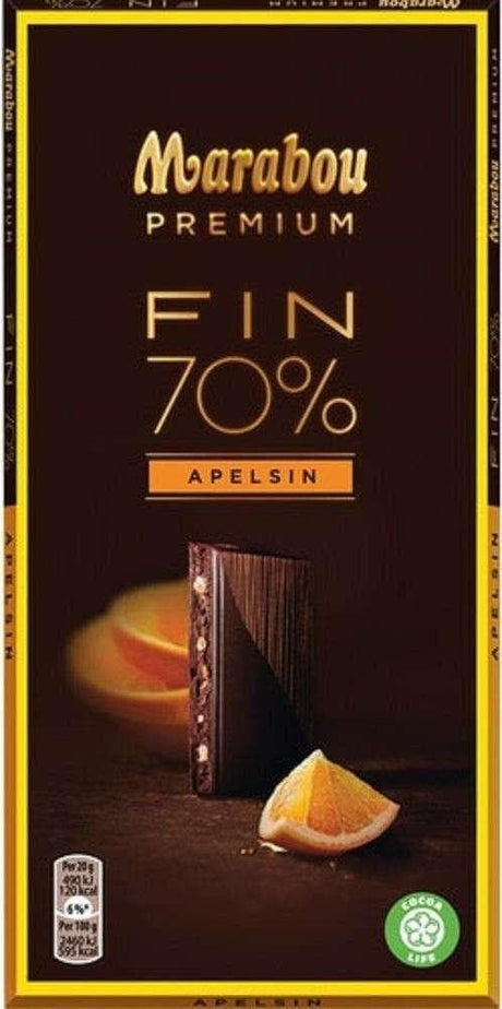 Marabou Premium Apelsin 100g - Scandinavian Goods