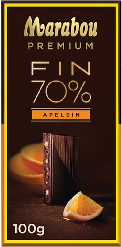 Marabou Premium Apelsin Chocolate Bar 100g - Scandinavian Goods