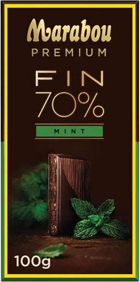 Marabou Premium Mint Chocolate Bar 100g - Scandinavian Goods