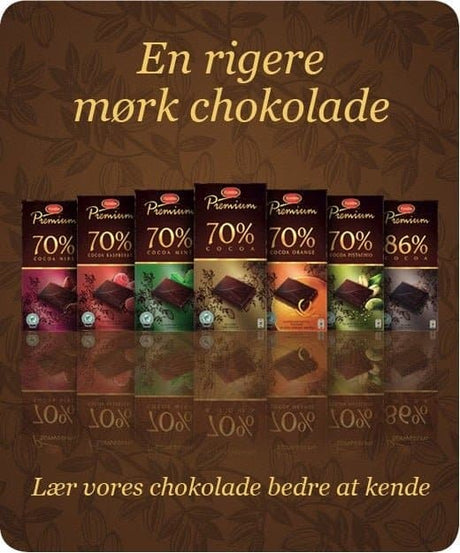 Marabou Premium 70% Cocoa 100g, 20-Pack - Scandinavian Goods
