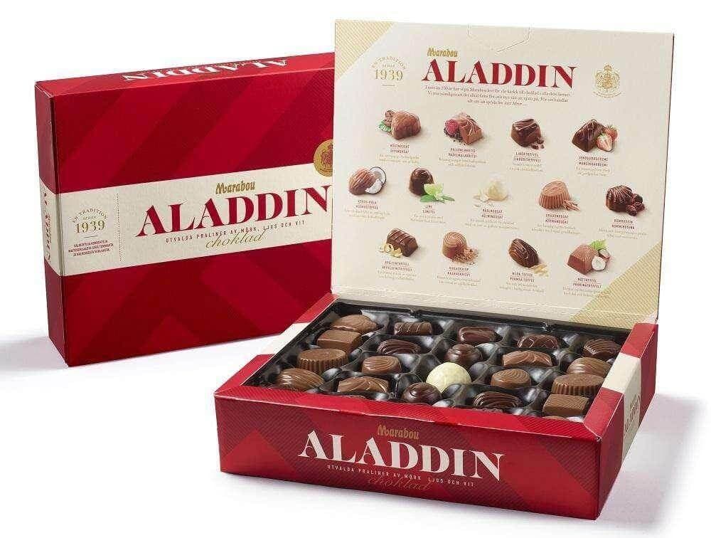 Marabou Aladdin Assorted Chocolates 410g, 6-Pack-1 - Scandinavian Goods
