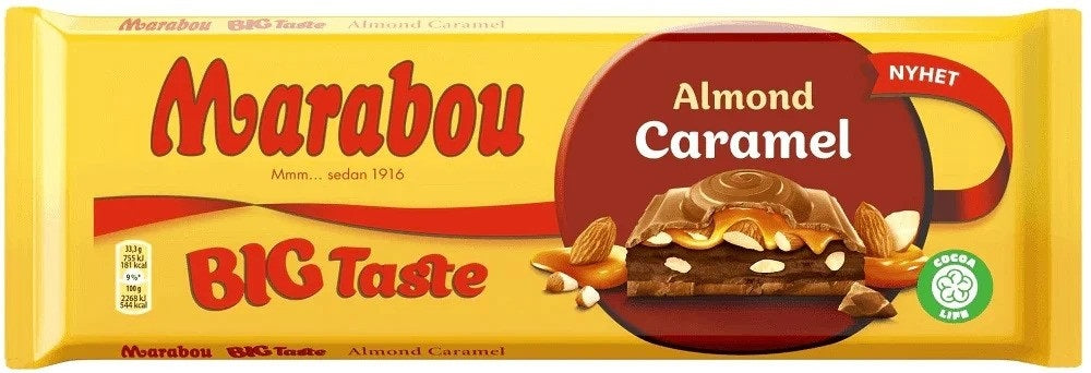 Marabou Almond Caramel 300g, 12-Pack - Scandinavian Goods