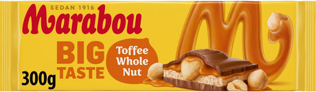 Marabou Big Taste Toffee Whole Nut 300g - Scandinavian Goods