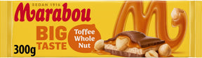 Marabou Big Taste Toffee Whole Nut 300g, 12-Pack - Scandinavian Goods
