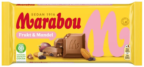 Marabou Frukt & Mandel 200g, 15-Pack - Scandinavian Goods