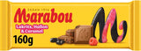 Marabou Lakrits, Hallon & Caramel Chocolate Bar 160g - Scandinavian Goods