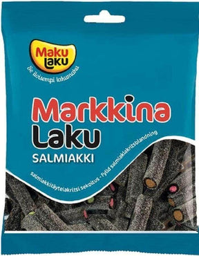 Markkinalaku Salmiakki 180g, 12-Pack - Scandinavian Goods