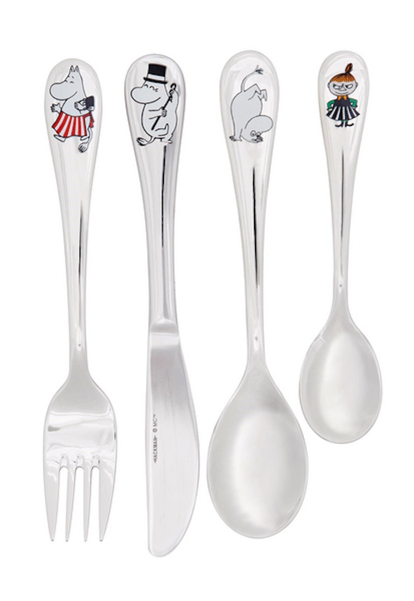 Moomin Children Cutlery Set Family