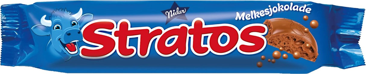 Nidar Stratos Milk Chocolate Bar 42g - Scadinavian Goods