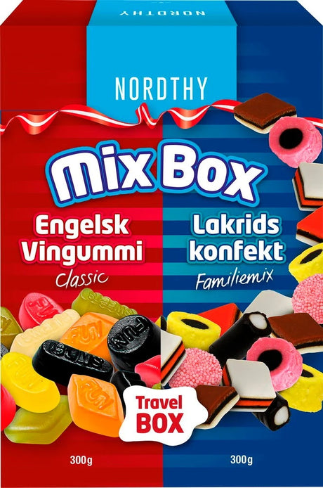 Nordthy Lakridskonfekt Mix Box 600g, 6-Pack - Scandinavian Goods