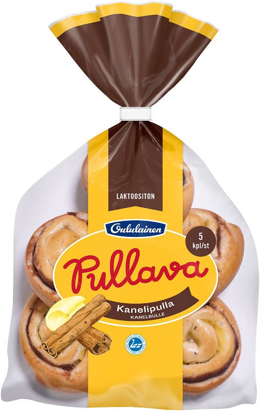 Oululainen Pullava Kanelipulla 275g Finnish Sweet Buns Oululainen Pullava Kanelipulla 275g Finnish Sweet Buns