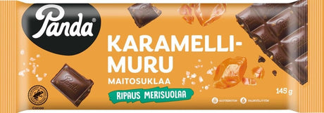 Panda Caramel Crunch & Seasalt 145g, 27-Pack - Scandinavian Goods
