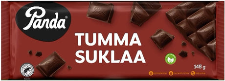 Panda Dark Chocolate Bar 145g, 27-Pack - Scandinavian Goods