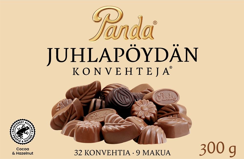 Panda Juhlapöydän 300g | Finnish Assorted Chocolates