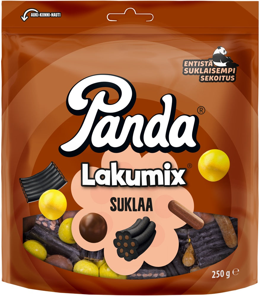 Panda Lakumix Chocolate 250g | Finnish Licorice Mix