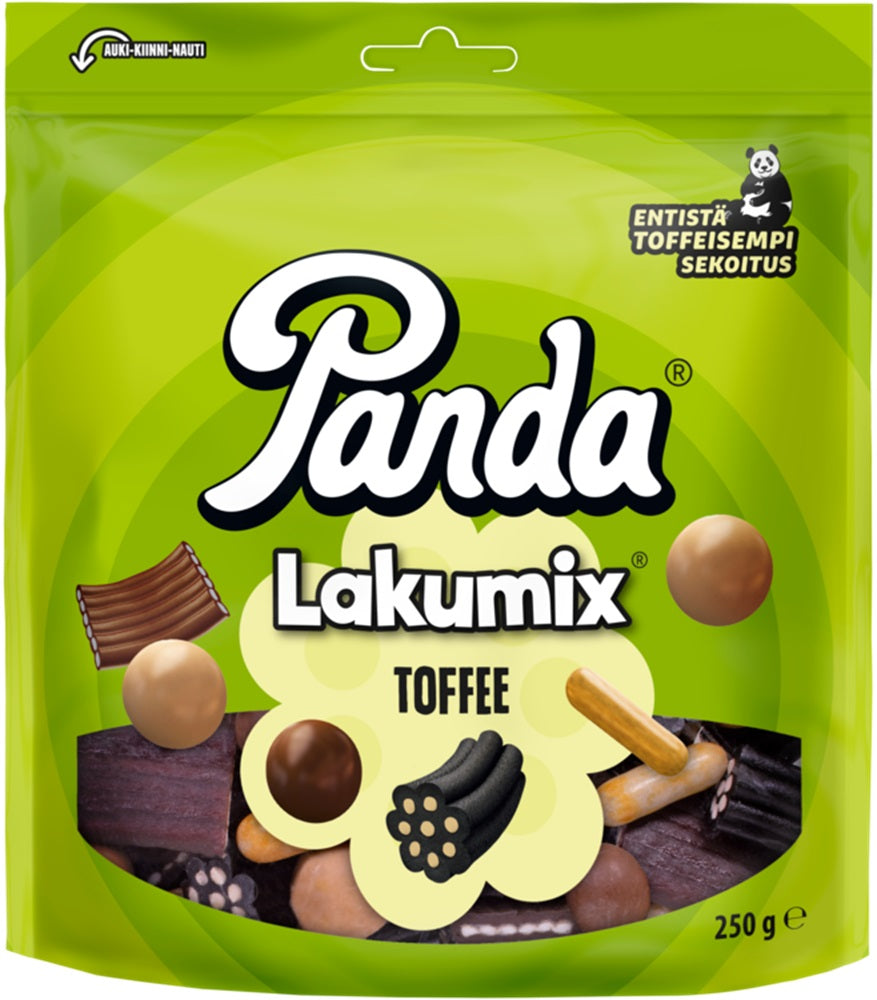 Panda LakuMix Toffee 250g | Finnish Licorice Mix