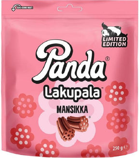 Panda Lakupala Mansikka 250g, 18-Pack - Scandinavian Goods