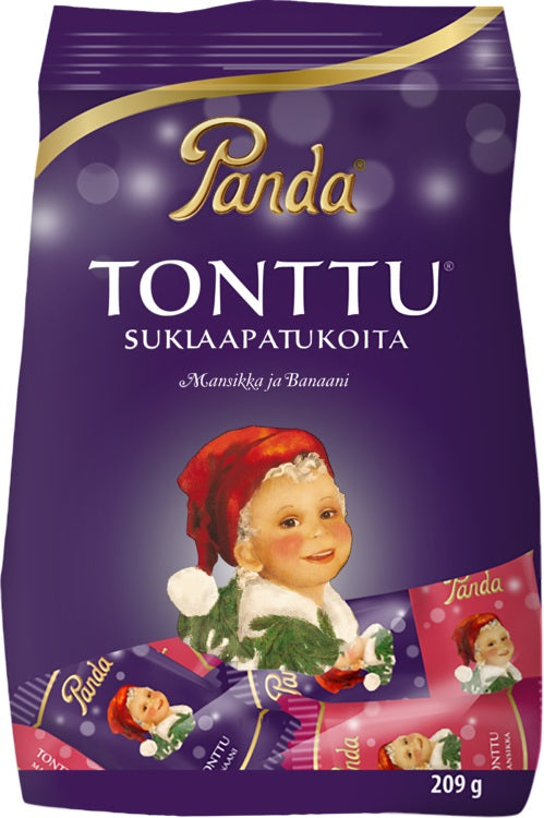 Panda Tonttu Chocolates 209g, 12-Pack-1 - Sandinavian Goods