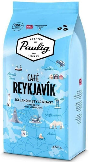 Paulig Cafe Reykjavík Coffee Beans 450g, 8-Pack - Scandinavian Goods